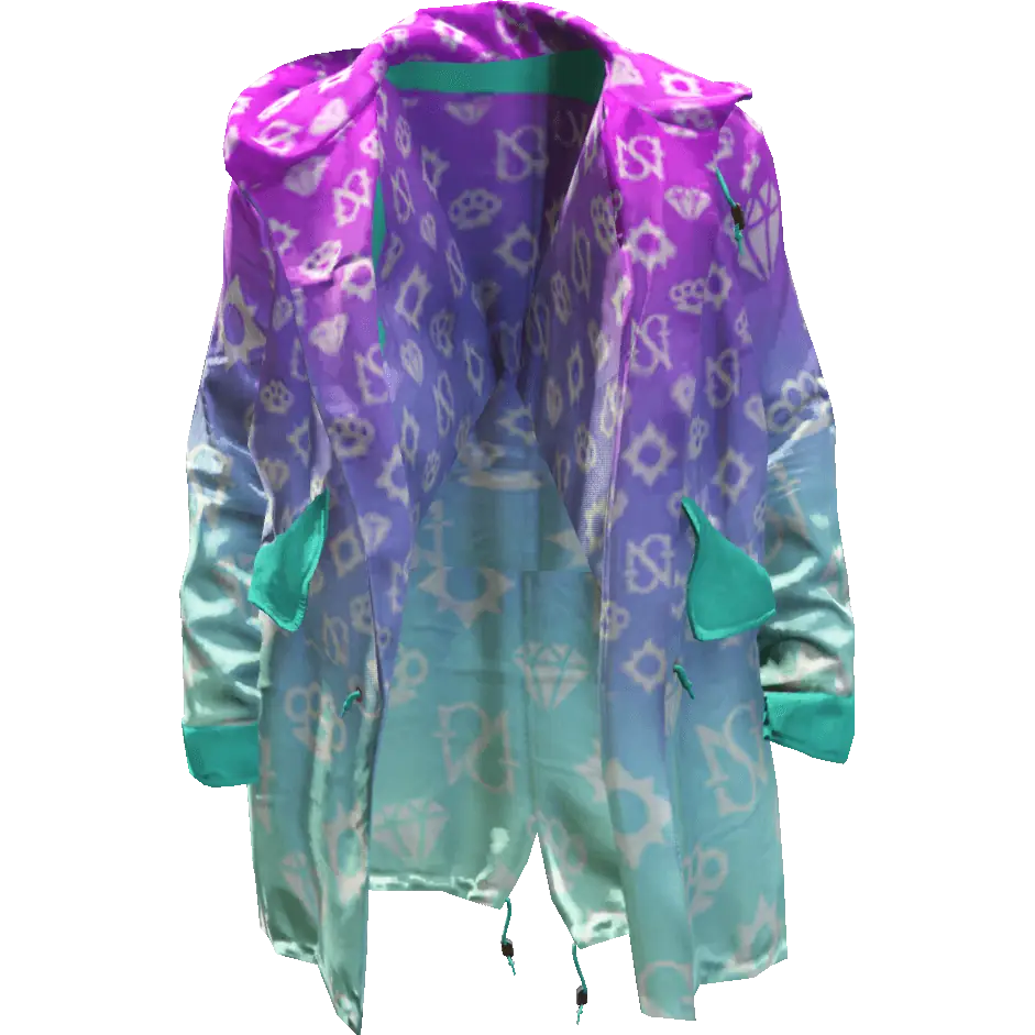 Разноцветная куртка 'Diamond' №4