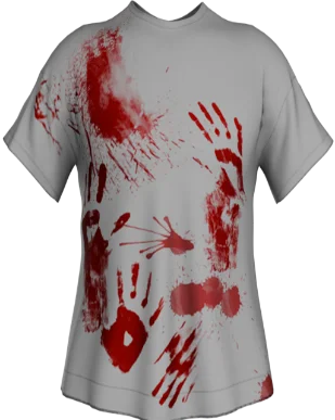 Футболка Blood Hands White/Red [1436]