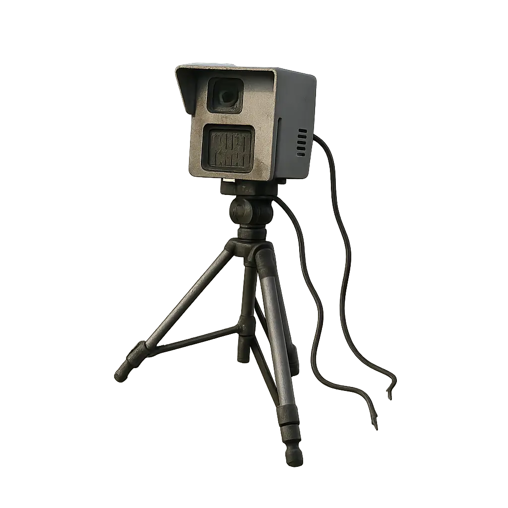 Сломанный дорожный радар